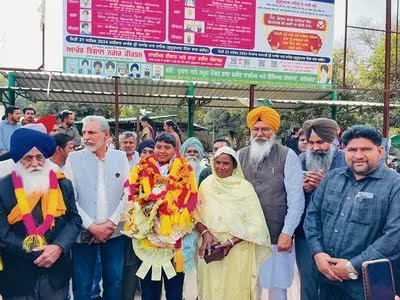 ਕੌਮੀ ਖੇਡਾਂ: ਚਾਂਦੀ ਦਾ ਤਗ਼ਮਾ ਜੇਤੂ ਖਿਡਾਰਨ ਦਾ ਸਨਮਾਨ