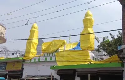 ਲਾਟ ਸਾਹਿਬ’ ਹੋਲੀ ਲਈ ਮਸਜਿਦਾਂ ਤਰਪਾਲਾਂ ਨਾਲ ਢਕੀਆਂ