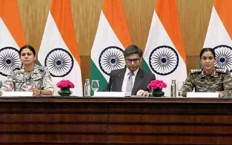 MEA PRESS BRIEFING – ਪਾਕਿ ਡਰੋਨ-ਮਿਜ਼ਾਈਲ ਹਮਲੇ ਨਾਕਾਮ, ਭਾਰਤ ਵੱਲੋਂ ਚਾਰ ਏਅਰਬੇਸਾਂ ‘ਤੇ ਜਵਾਬੀ ਕਾਰਵਾਈ