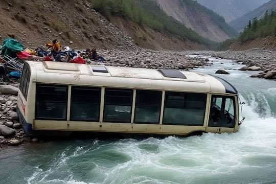 ਉੱਤਰਾਖੰਡ – ਲੋਕਾਂ ਨੂੰ ਲੈ ਕੇ ਜਾ ਰਹੀ ਬੱਸ ਨਦੀ ਵਿੱਚ ਡਿੱਗੀ, ਵੱਡਾ ਹਾਦਸਾ!