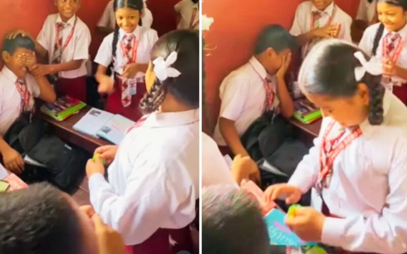 ਸਕੂਲ ‘ਚ ‘ਕਰਸ਼’ ਨੂੰ ਰੱਖੜੀ ਬੰਨ੍ਹਣ ਤੋਂ ਬਚਾਉਣ ਦਾ ਵੀਡੀਓ ਵਾਇਰਲ, ਸੋਸ਼ਲ ਮੀਡੀਆ ‘ਤੇ ਹੋ ਰਹੀ ਹੈ ਕਾਫੀ ਚਰਚਾ