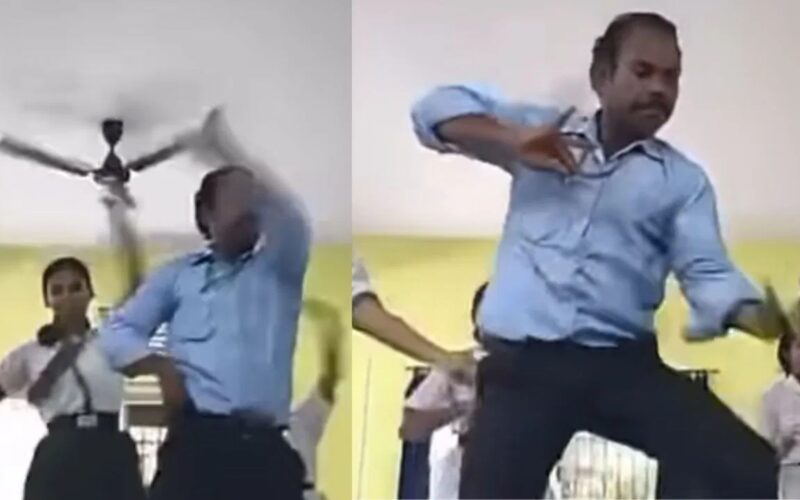 ਟੀਚਰ ਦੇ ਡਾਂਸ ਦੀ ਵੀਡੀਓ ਹੋਈ ਵਾਇਰਲ, ਵਿਦਿਆਰਥੀਆਂ ਨਾਲੋਂ ਵੱਧ ਲਾਈਮਲਾਈਟ ‘ਚ