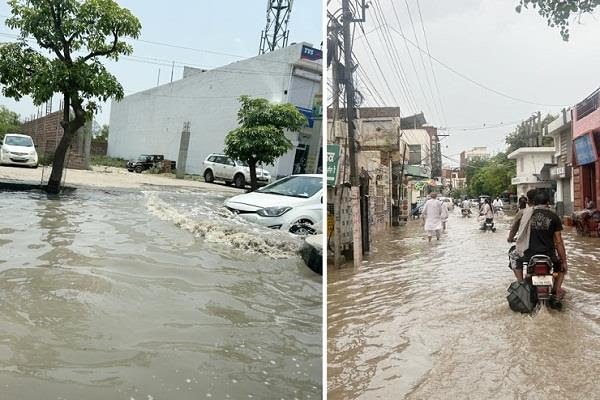 ਰੁਕ-ਰੁਕ ਪੈਂਦੇ ਮੀਂਹ ਨੇ ਫਿਰ ਡੋਬਿਆ ਮਾਨਸਾ, ਕਾਰੋਬਾਰ ਤੇ ਬਾਜ਼ਾਰ ਰਹੇ ਬੰਦ