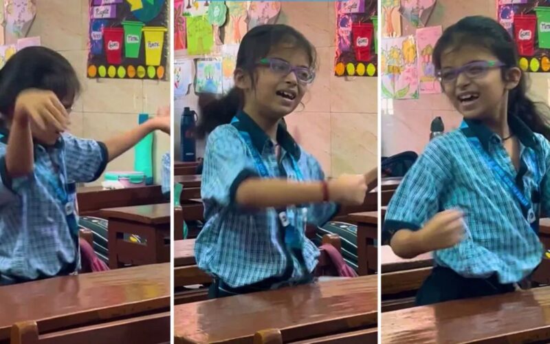 ਸਕੂਲੀ ਵਿਦਿਆਰਥਣ ਦੇ ਡਾਂਸ ਦੀ ਵੀਡੀਓ ਸੋਸ਼ਲ ਮੀਡੀਆ ‘ਤੇ ਵਾਇਰਲ, ਹਾਵ-ਭਾਵ ਨੇ ਜਿੱਤਿਆ ਦਿਲ