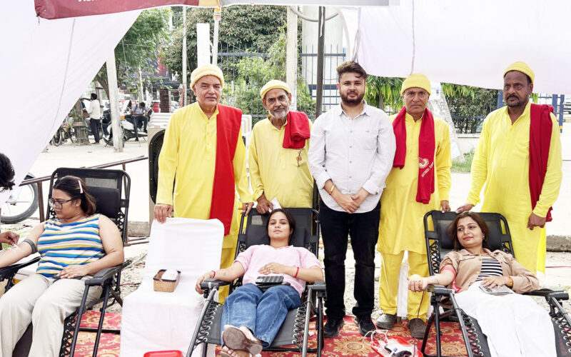 ਜ਼ੀਰਕਪੁਰ ਵਿੱਚ 42 ਯੂਨਿਟ ਖੂਨ ਇਕੱਠਾ ਕੀਤਾ ਗਿਆ