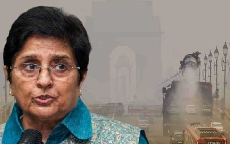 ਕਿਰਨ ਬੇਦੀ ਨੇ ਦਿੱਲੀ ਦੀ ਜ਼ਹਿਰੀਲੀ ਹਵਾ ‘ਤੇ PM ਮੋਦੀ ਨੂੰ ਲਿਖਿਆ ਪੱਤਰ, ਕਿਹਾ ਜਨਤਕ ਸਿਹਤ ਐਮਰਜੈਂਸੀ