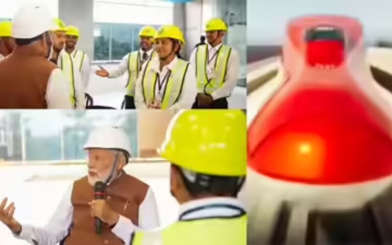 ਭਾਰਤ ਦਾ ਬੁਲੇਟ ਟ੍ਰੇਨ ਦਾ ਸੁਪਨਾ ਸਾਕਾਰ ਹੋਣ ਦੇ ਨੇੜੇ, PM ਮੋਦੀ ਨੇ ਸੂਰਤ ਸਟੇਸ਼ਨ ਦਾ ਕੀਤਾ ਨਿਰੀਖਣ