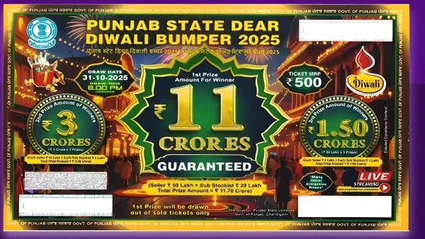 ਪੰਜਾਬ ‘ਚ 11 ਕਰੋੜ ਰੁਪਏ ਦਾ ਦੀਵਾਲੀ ਬੰਪਰ ਜਿੱਤਣ ਵਾਲਾ ਲਾਪਤਾ, ਕੀਤੀ ਜਾ ਰਹੀ ਭਾਲ