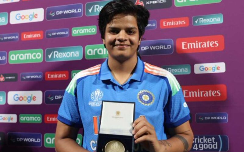 2025 ਦੇ ODI ਵਿਸ਼ਵ ਕੱਪ ਦੀ ਹੀਰੋ ਬਣੀ ਸ਼ੇਫਾਲੀ ਵਰਮਾ, ICC ਨੇ ਸਭ ਤੋਂ ਵਧੀਆ ਖਿਡਾਰੀ ਵਜੋਂ ਕੀਤਾ ਸਨਮਾਨਿਤ