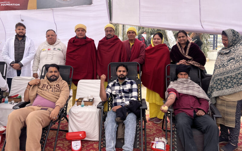 ਜ਼ੀਰਕਪੁਰ ‘ਚ 60 ਯੂਨਿਟ ਖੂਨ ਇਕੱਠਾ ਕੀਤਾ ਗਿਆ