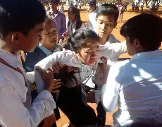 ਮੋਗਾ ‘ਚ ਪਰੇਡ ਦੌਰਾਨ ਬੇਹੋਸ਼ ਹੋਈਆਂ ਵਿਦਿਆਰਥਣਾਂ, ਤੁਰੰਤ ਲਿਜਾਇਆ ਗਿਆ ਹਸਪਤਾਲ