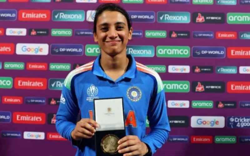 ਸਮ੍ਰਿਤੀ ਮੰਧਾਨਾ ਨੂੰ ਬੀਬੀਸੀ ਇੰਡੀਅਨ ਸਪੋਰਟਸ ਵੂਮੈਨ ਆਫ਼ ਦ ਈਅਰ 2025 ਚੁਣਿਆ ਗਿਆ