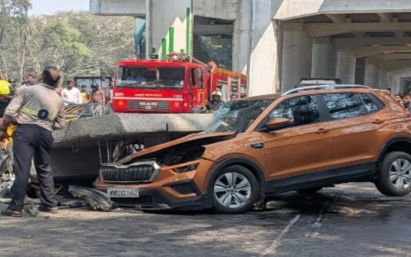 ਮੁੰਬਈ ਦੇ ਮੁਲੁੰਡ ‘ਚ ਮੈਟਰੋ ਦੇ ਨਿਰਮਾਣ ਦੌਰਾਨ ਵੱਡਾ ਹਾਦਸਾ, ਖੰਭੇ ਦਾ ਇੱਕ ਹਿੱਸਾ ਆਟੋ ‘ਤੇ ਡਿੱਗਿਆ