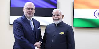 ਪ੍ਰਧਾਨ ਮੰਤਰੀ ਨੇ ਐਸਟੋਨੀਆ ਗਣਰਾਜ ਦੇ ਰਾਸ਼ਟਰਪਤੀ ਨਾਲ ਮੁਲਾਕਾਤ ਕੀਤੀ