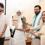 मुख्यमंत्री नायब सिंह सैनी से हुई डेरा ब्यास प्रमुख बाबा गुरिंदर सिंह ढिल्लों की शिष्टाचार भेंट