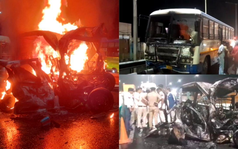 ਪਾਣੀਪਤ-ਦਿੱਲੀ ਹਾਈਵੇ ‘ਤੇ ਭਿਆਨਕ ਹਾਦਸਾ, ਕੁੜੀ ਜਿੰਦਾ ਸੜੀ