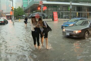 ਟੋਰਾਂਟੋ ਅਤੇ ਦੱਖਣੀ ਓਂਟਾਰੀਓ ਵਿੱਚ ਭਾਰੀ ਮੀਂਹ ਨੇ ਵਧਾਇਆ ਹੜ੍ਹਾਂ ਦਾ ਖਤਰਾ