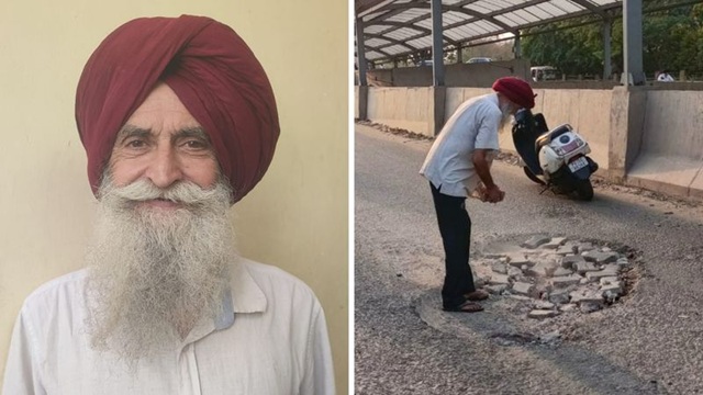 ਜਦੋਂ ਸਿਸਟਮ ਫੇਲ੍ਹ ਹੋਇਆ ਤਾਂ ਇੱਕ 75 ਸਾਲਾ ਬਜ਼ੁਰਗ ਅੱਗੇ ਆਇਆ: ਸੜਕਾਂ ਦੀ ਮੁਰੰਮਤ ਲਈ ਲੁਧਿਆਣਾ ਦੇ ਬਜ਼ੁਰਗ ਦੀ ਅਨੋਖੀ ਮੁਹਿੰਮ