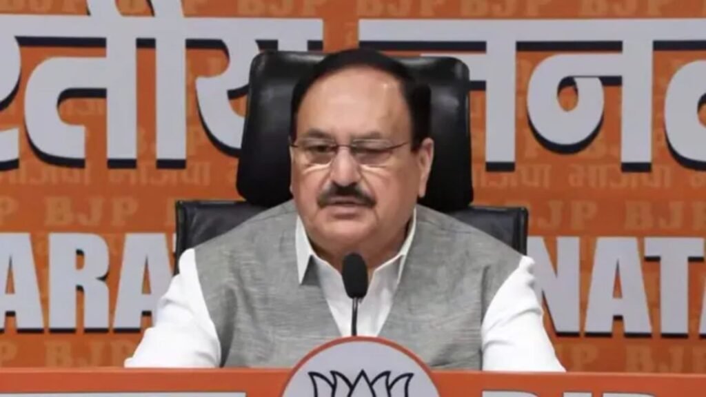 NEET ਪੇਪਰ ਲੀਕ ‘ਤੇ ਨੱਡਾ ਨੇ ਵਿਰੋਧੀ ਧਿਰ ‘ਤੇ ਹਮਲਾ ਬੋਲਿਆ, ਕਿਹਾ ਵਿਦਿਆਰਥੀਆਂ ਦੇ ਮੁੱਦਿਆਂ ਦਾ ਰਾਜਨੀਤੀਕਰਨ ਕਰਨਾ ਸਹੀ ਨਹੀਂ