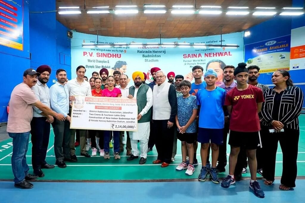 ਜਲੰਧਰ ਨੂੰ ਮਿਲੇਗਾ ਵਿਸ਼ਵ ਪੱਧਰੀ ਬੈਡਮਿੰਟਨ ਹੱਬ, CM ਮਾਨ ਨੇ 2.14 ਕਰੋੜ ਦੀ ਗ੍ਰਾਂਟ ਦਾ ਕੀਤਾ ਐਲਾਨ
