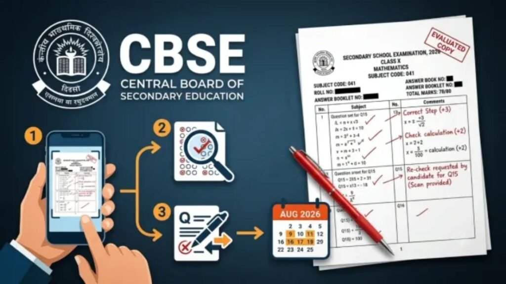 CBSE ਨੇ 10ਵੀਂ ਬੋਰਡ ਦੇ ਨਤੀਜੇ ਦੀ ਪ੍ਰਕਿਰਿਆ ‘ਚ ਕੀਤਾ ਵੱਡਾ ਬਦਲਾਅ; ਹੁਣ ਪਹਿਲਾਂ ਉੱਤਰ ਪੱਤਰੀ ਦੀ ਸਕੈਨ ਕੀਤੀ ਕਾਪੀ ਕਰਨੀ ਪਵੇਗੀ ਪ੍ਰਾਪਤ