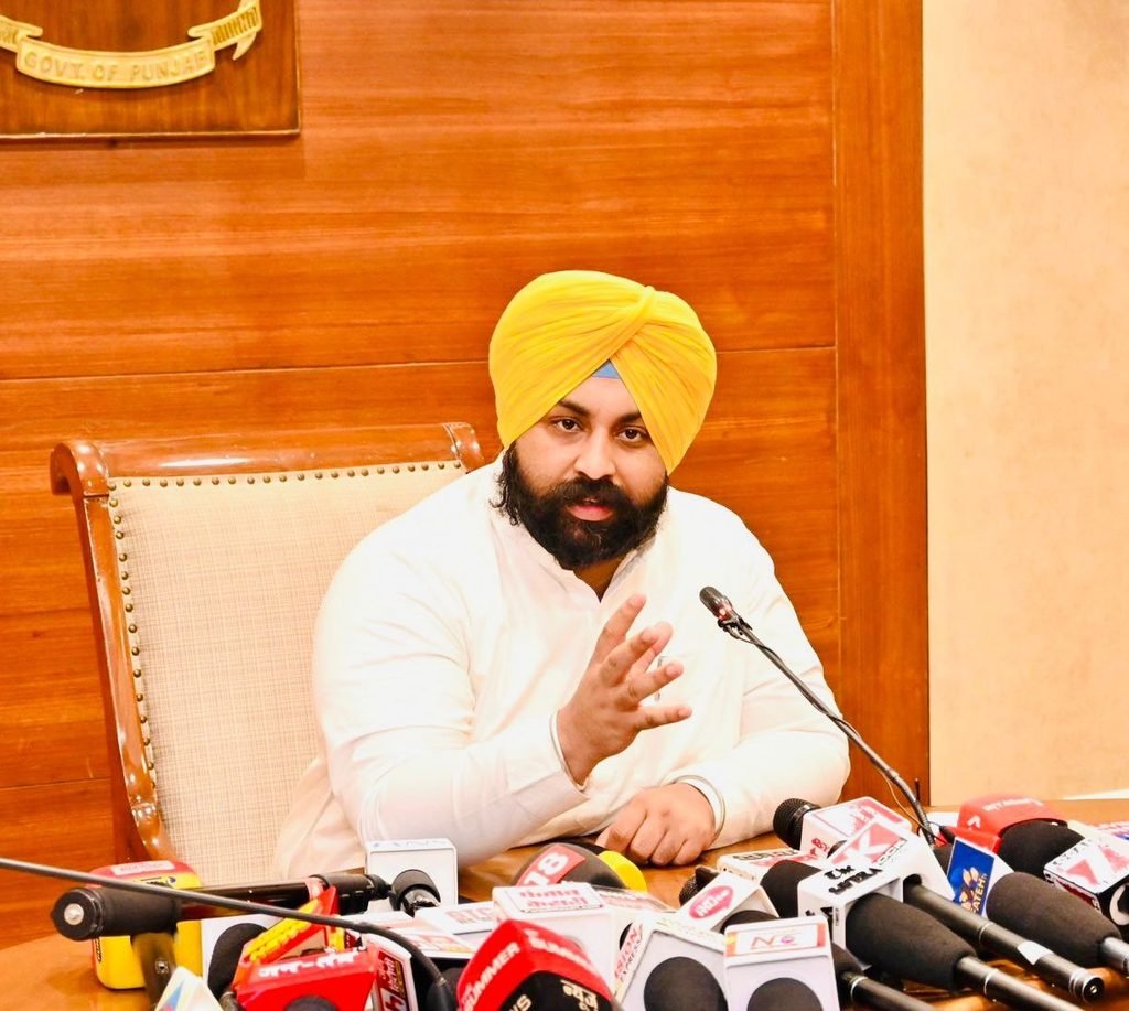 ਪੰਜਾਬ ਨੂੰ ਕੂੜਾ-ਕਰਕਟ ਮੁਕਤ ਬਣਾਉਣ ਲਈ 29 ਅਗਸਤ ਤੋਂ 10 ਦਿਨਾਂ ਵਿਸ਼ੇਸ਼ ਸਫ਼ਾਈ ਮੁਹਿੰਮ ਸ਼ੁਰੂ: ਹਰਜੋਤ ਬੈਂਸ