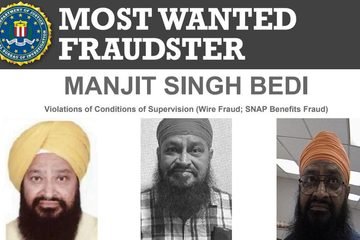ਅਮਰੀਕਾ ‘ਚ ਫੂਡ ਬੈਨੀਫਿਟ ਧੋਖਾਧੜੀ ਦੇ ਦੋਸ਼ੀ ਮਨਜੀਤ ਸਿੰਘ ਬੇਦੀ ਨੂੰ ਪੰਜਾਬ ‘ਚ ਕੀਤਾ ਗ੍ਰਿਫ਼ਤਾਰ; FBI ਨੂੰ ਲੋੜੀਂਦਾ